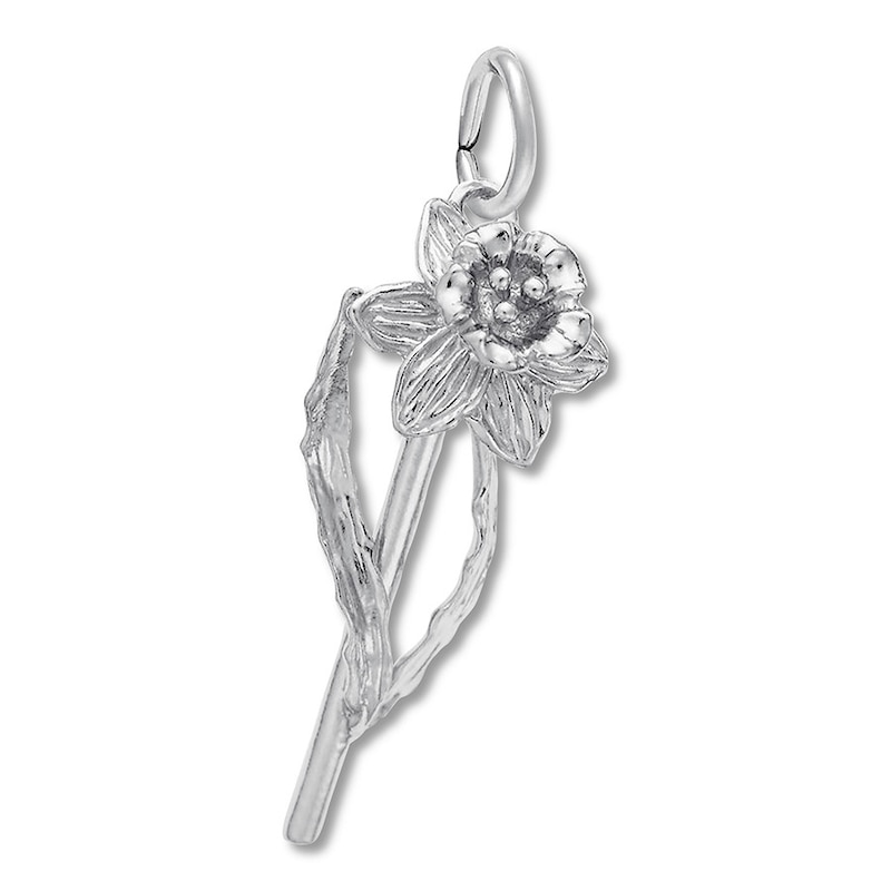 Main Image 1 of Daffodil Charm Sterling Silver