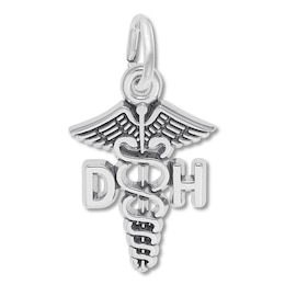 Dental Hygienist Charm Sterling Silver