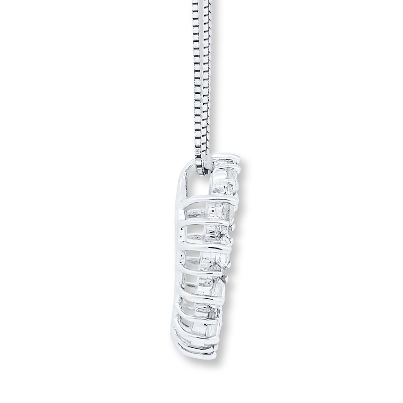 Main Image 2 of White Topaz Necklace Sterling Silver