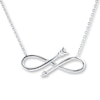 Thumbnail Image 0 of Infinity & Arrow Necklace Sterling Silver