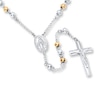 Thumbnail Image 2 of Rosary Stainless Steel Gold-Tone Ion Plating