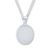 Thumbnail Image 3 of Men's Necklace Jesus Medallion Stainless Steel