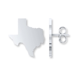 Texas Earrings Sterling Silver