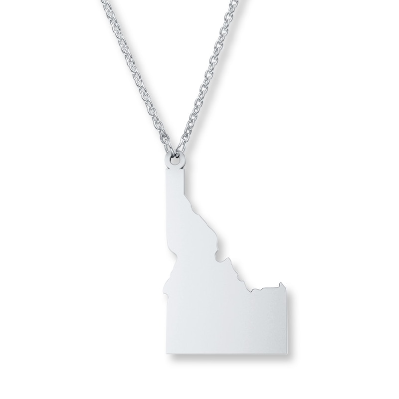 Main Image 1 of Idaho State Necklace Sterling Silver