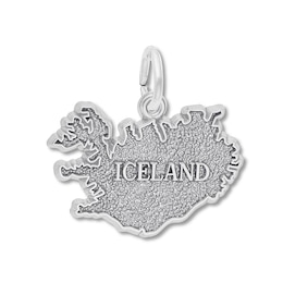 Iceland Charm Sterling Silver