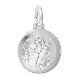 St. Christopher Charm Sterling Silver