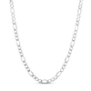 Thumbnail Image 1 of Solid Figaro Link Necklace Sterling Silver 24&quot;