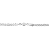 Thumbnail Image 2 of Solid Figaro Link Necklace Sterling Silver 24&quot;