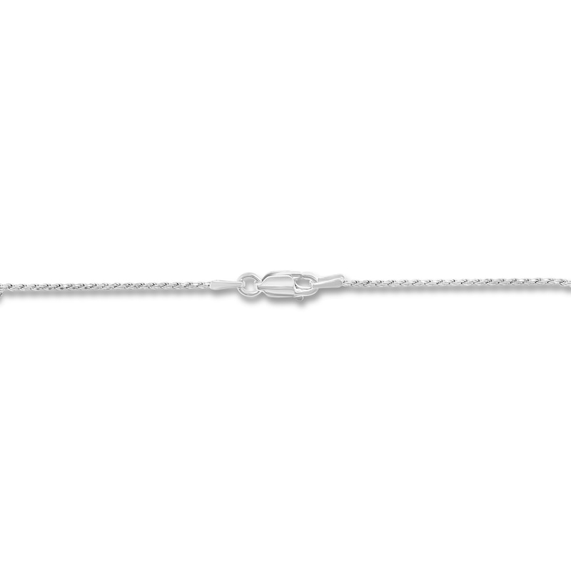 Main Image 2 of Solid Rope Chain Sterling Silver 18&quot;