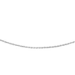 2mm Rope Chain Necklace Solid Sterling Silver 20"