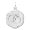 Thumbnail Image 1 of Wedding Ring Charm Sterling Silver