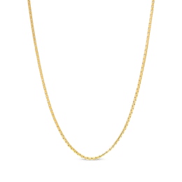 Solid Snake Chain Necklace 2.5mm Yellow Ion-Plated Stainless Steel 24&quot;