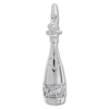 Thumbnail Image 1 of Champagne Bottle Charm Sterling Silver