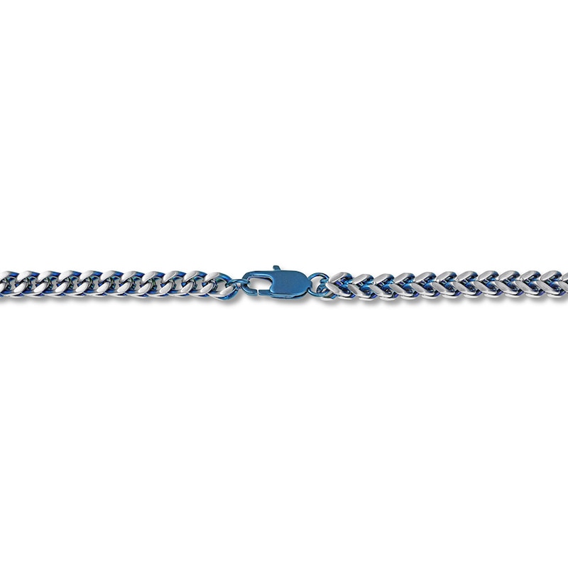 Main Image 3 of Solid Foxtail Chain Bracelet Stainless Steel 8.5&quot;