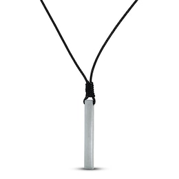 Men's Cord Necklace Stainless Steel 23&quot;