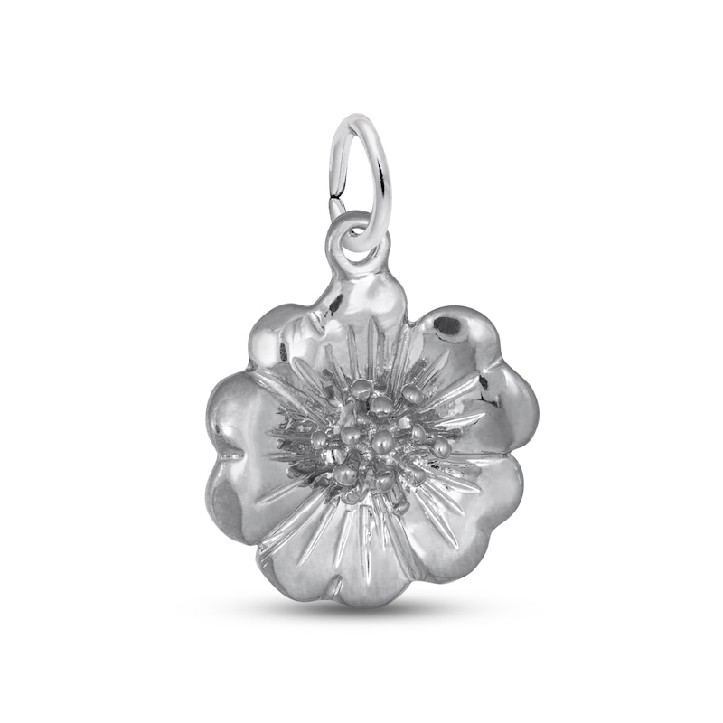 Main Image 1 of Cherry Blossom Charm Sterling Silver