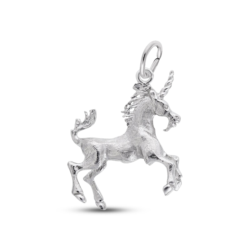 Main Image 1 of Unicorn Charm Sterling Silver