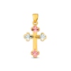 Thumbnail Image 0 of Cross Pendant 14K Tri-Tone Gold