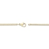 Thumbnail Image 3 of Solid Curb Chain Necklace 2mm Yellow Ion-Plated Stainless Steel 18&quot;