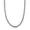 Thumbnail Image 1 of Solid Foxtail Chain Necklace 5mm Black Ion-Plated Stainless Steel 18&quot;