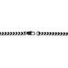 Thumbnail Image 3 of Solid Foxtail Chain Necklace 5mm Black Ion-Plated Stainless Steel 18&quot;