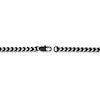 Thumbnail Image 3 of Solid Foxtail Chain Necklace 5mm Black Ion-Plated Stainless Steel 22&quot;