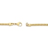 Thumbnail Image 3 of Solid Foxtail Chain Necklace 2.5mm Yellow Ion-Plated Stainless Steel 18&quot;