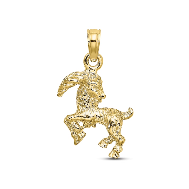 Main Image 1 of Zodiac Capricorn Charm 10K Yellow Gold