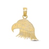 Thumbnail Image 1 of Men's Engraved Eagle Head Charm 10K Yellow Gold