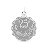 Thumbnail Image 1 of &quot;25th Anniversary&quot; Charm Sterling Silver