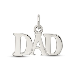 Men's &quot;Dad&quot; Charm Sterling Silver