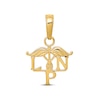 Thumbnail Image 1 of &quot;LPN&quot; Caduceus Charm 14K Yellow Gold