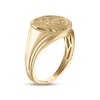 Thumbnail Image 2 of Men's Angel Warrior Signet Ring 10K Yellow Gold