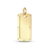 Thumbnail Image 2 of Men's High Polish Dog Tag Charm 10K Yellow Gold