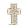 Thumbnail Image 1 of Men’s Diamond Cross Charm 1/4 ct tw 10K Yellow Gold