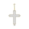 Thumbnail Image 1 of Men's Diamond Pointed Cross Charm 2 ct tw 10K Yellow Gold