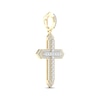 Thumbnail Image 2 of Men's Diamond Pointed Cross Charm 2 ct tw 10K Yellow Gold