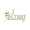 Thumbnail Image 1 of Men's Diamond King Lion Charm 1 ct tw 10K Yellow Gold