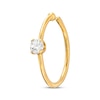 Thumbnail Image 1 of Cubic Zirconia Nose Ring 14K Yellow Gold - 20G 8MM