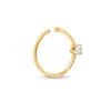 Thumbnail Image 3 of Cubic Zirconia Nose Ring 14K Yellow Gold - 20G 8MM