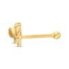 Thumbnail Image 2 of Bee Nose Stud 14K Yellow Gold - 22G 7MM