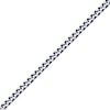 Thumbnail Image 1 of Semi-Solid Foxtail Chain Bracelet 4mm Blue Ion Plate & Stainless Steel 9"