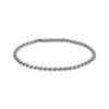 Thumbnail Image 1 of Twist Link Bracelet 3mm Semi-Solid Stainless Steel 9&quot;