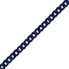 Thumbnail Image 2 of Semi-Solid Franco Chain Bracelet 5mm Blue Ion-Plated Stainless Steel 9&quot;