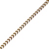 Thumbnail Image 2 of Semi-Solid Foxtail Chain Necklace 6mm Two-Tone Stainless Steel 24&quot;