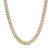 Thumbnail Image 0 of Semi-Solid Curb Chain Necklace 8mm Two-Tone Stainless Steel 24"