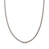 Thumbnail Image 1 of Semi-Solid Foxtail Chain Necklace 4mm Two-Tone Stainless Steel 22&quot;