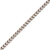 Thumbnail Image 2 of Semi-Solid Foxtail Chain Necklace 4mm Two-Tone Stainless Steel 22&quot;