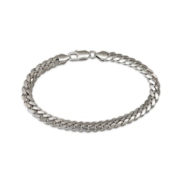 Solid Cuban Curb Chain Bracelet 8.5mm Sterling Silver 8.5&quot;