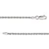 Thumbnail Image 3 of Diamond-Cut Solid Rope Chain Necklace 2mm Sterling Silver 18&quot;